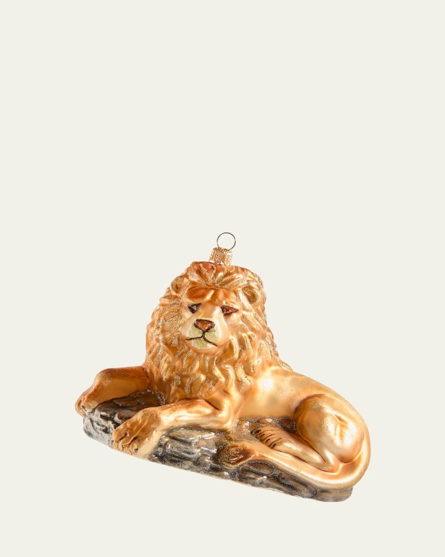 Resting Lion Ornament